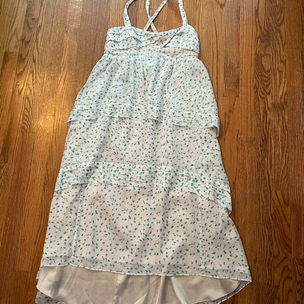 J. Crew Floral Tiered Maxi Dress